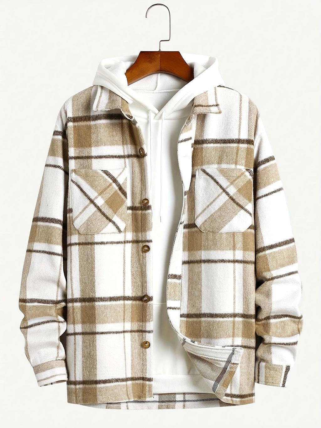 Men's Fashion Shirt Lapel Thickening - enhanced image 5