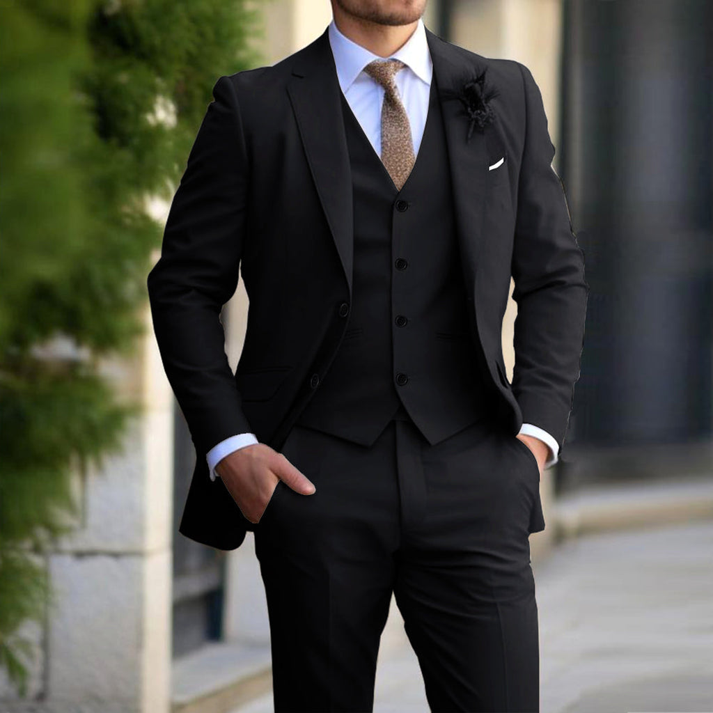 Men's Fashionable Casual Suit Suit - enhanced image 5