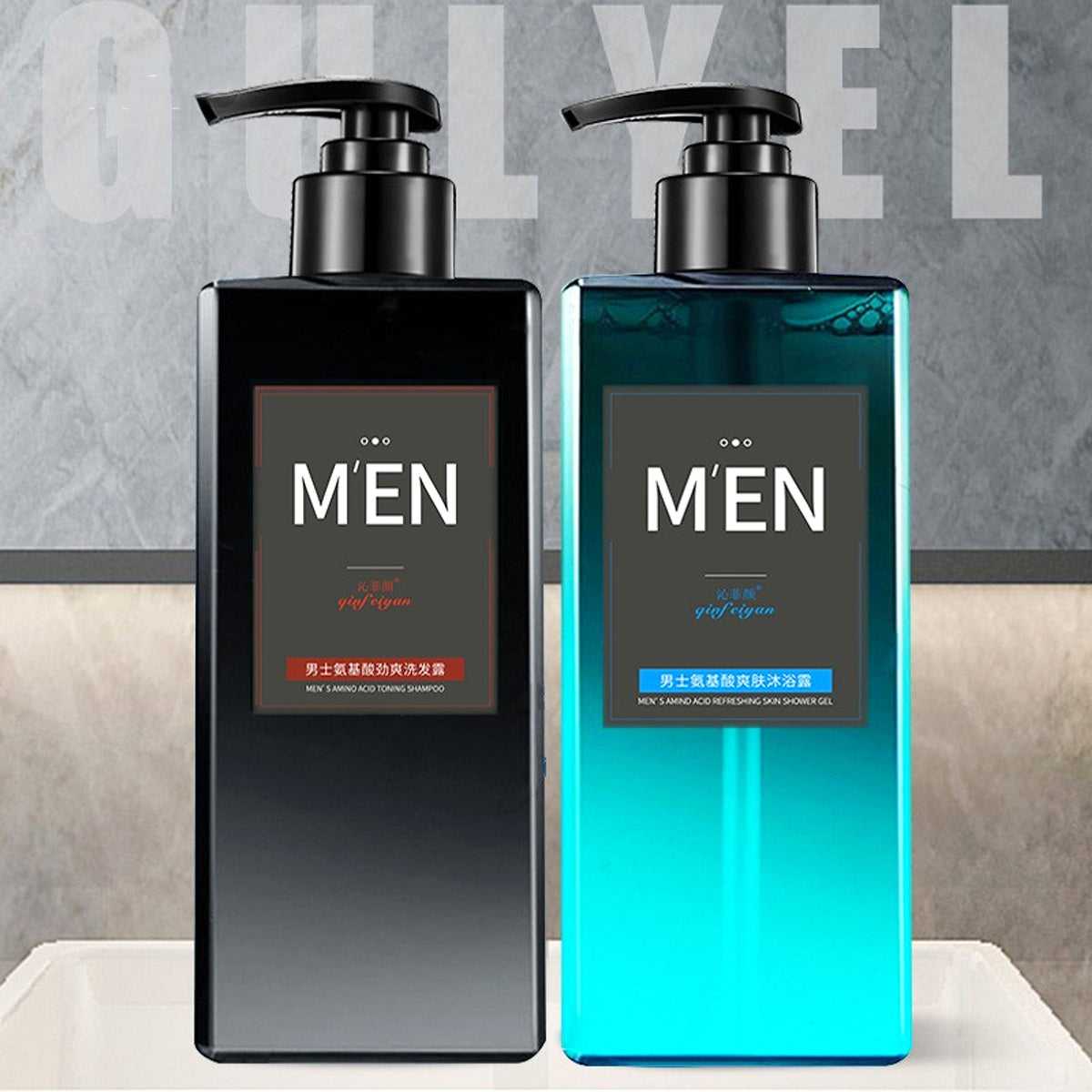 Men's Fragrance Shower Gel & Shampoo Set – 500ml Each - enhanced image 5