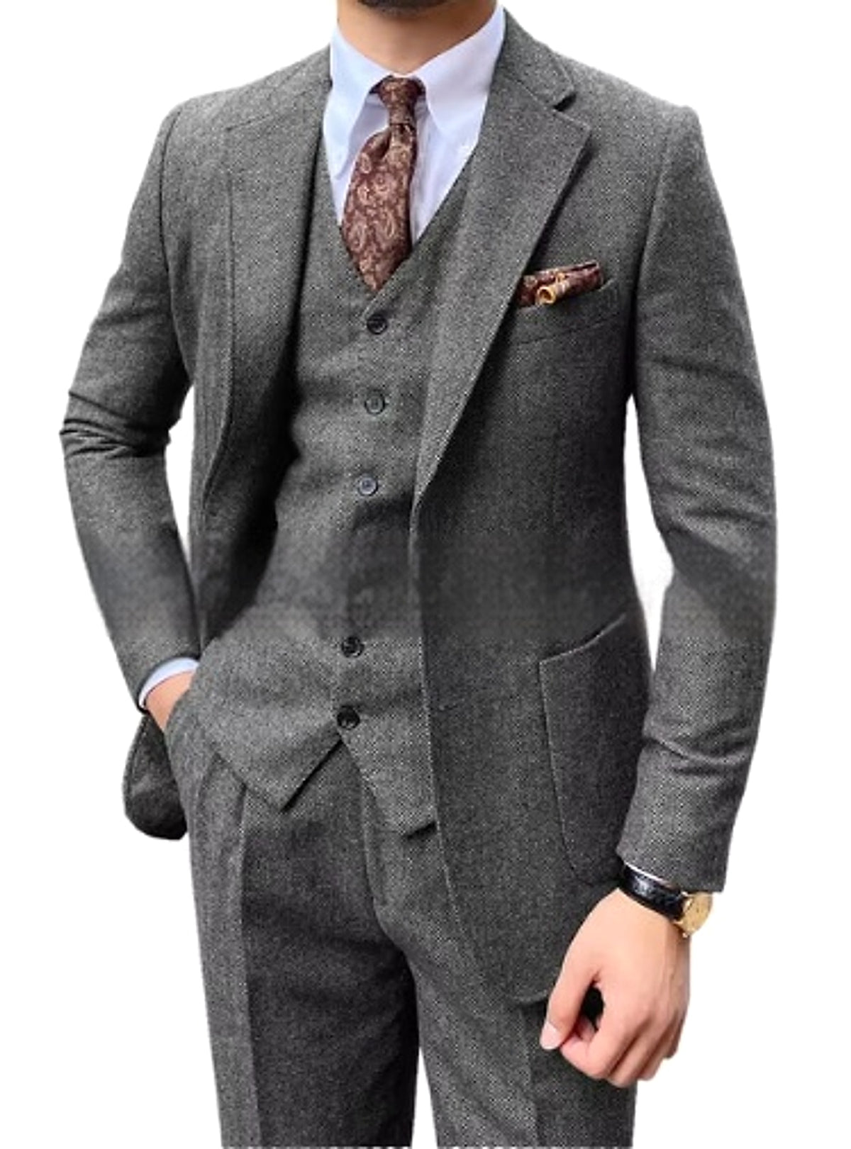 Beaumont™ – Fashion Casual Three-Piece Suit - enhanced image 5