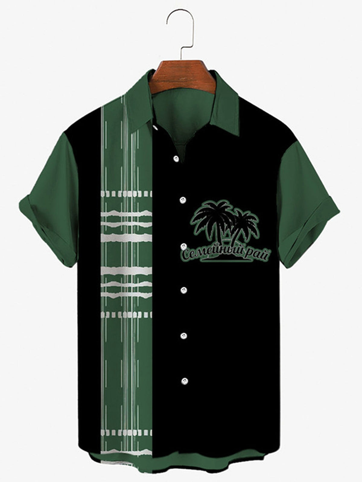 Men's Miami Vice Hawaiian DressShirt - enhanced image 5