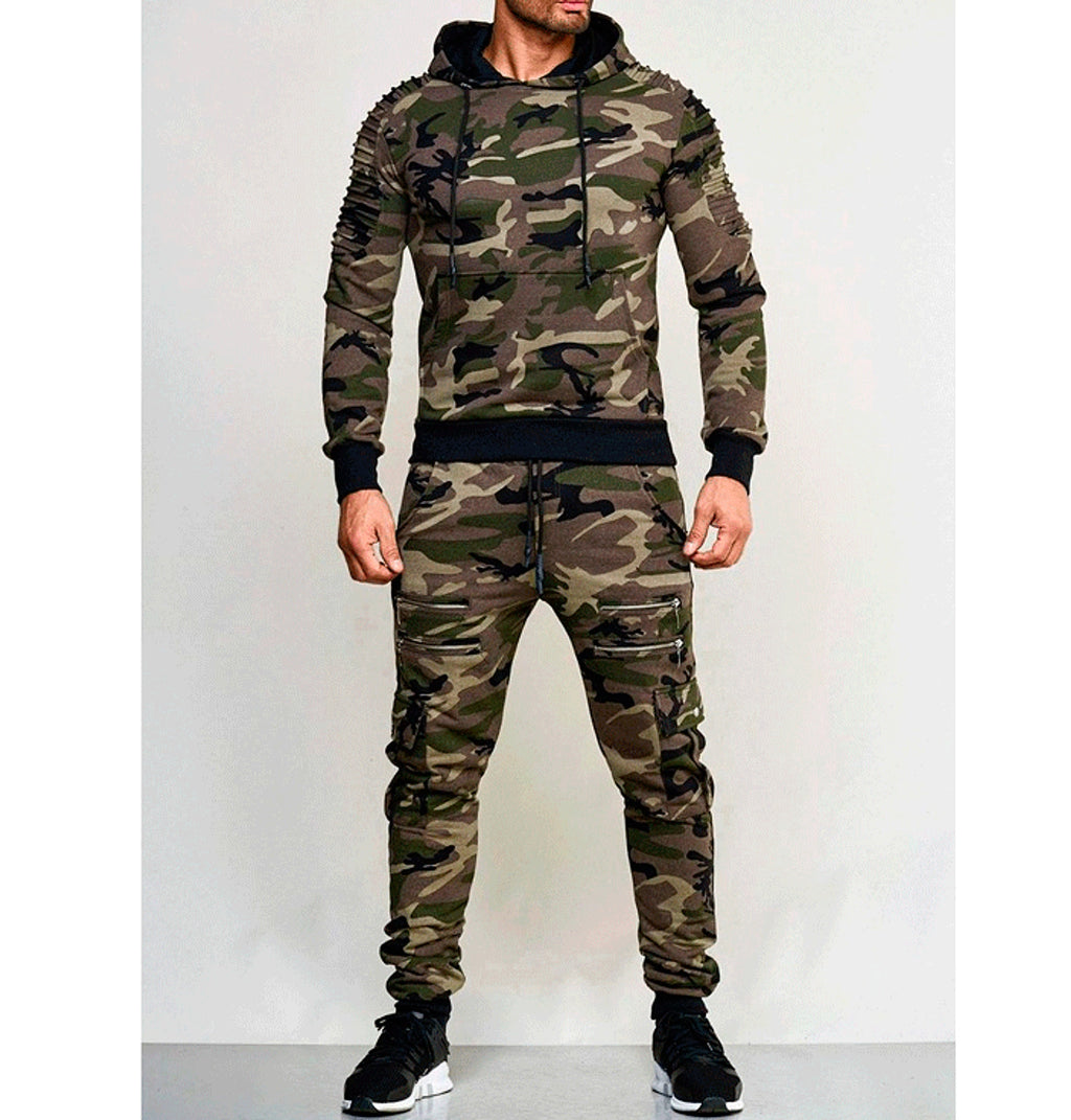 Men's Outdoor Exercise Camouflage Tracksuit - enhanced image 5