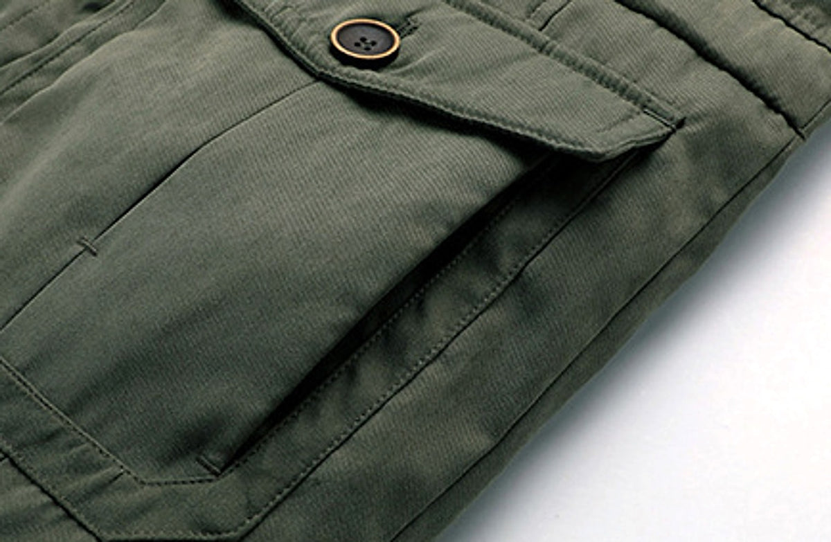 A Men's Plus Size Lambswool Cotton Jacket - enhanced image 5