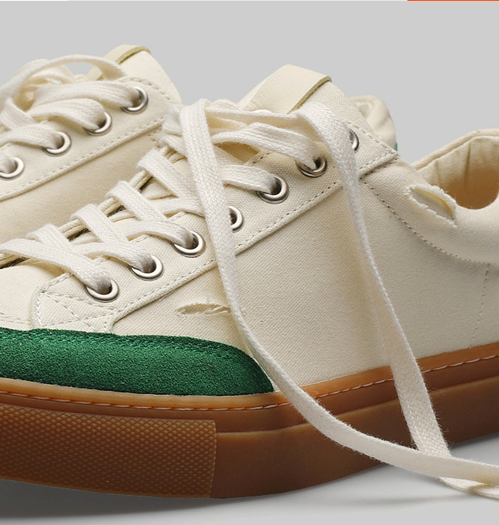 Men's Retro Distressed Shoes Japanese Broken Summer Canvas Shoe - enhanced image 5