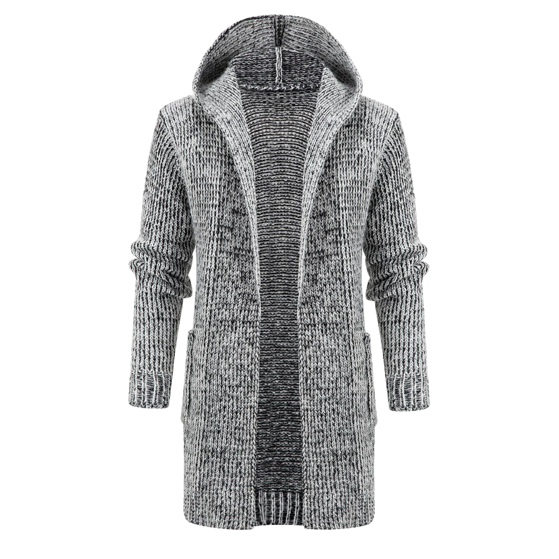 Men's Sweater European And American Style Mid-length Cardigan - enhanced image 5