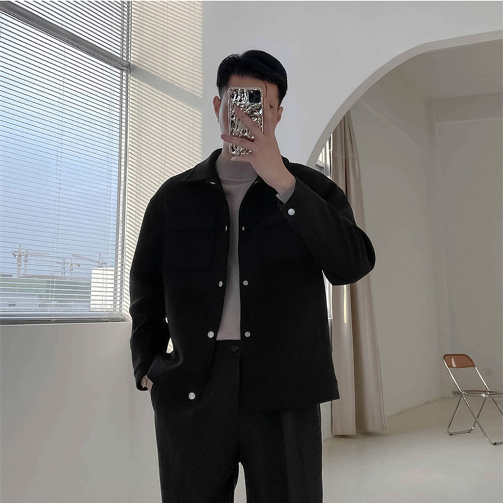 Men's Thick Loose Casual Short Jacket - enhanced image 5