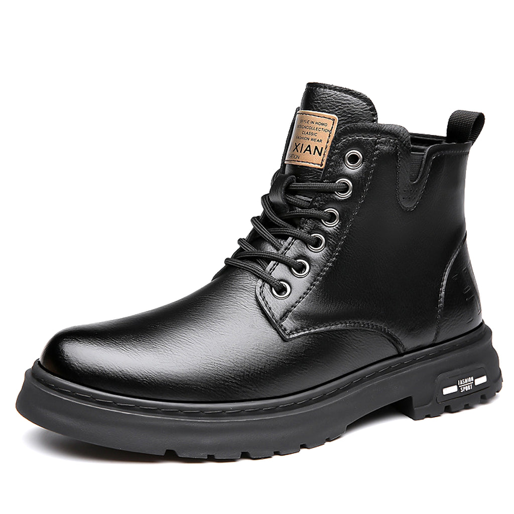 Men's Tooling Big Head Casual Martin Boots Warm - enhanced image 5