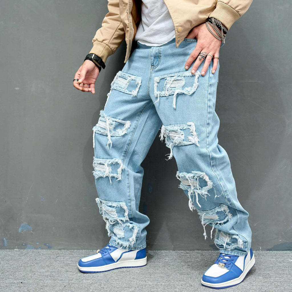 MetroFlex™ Men's Worn Stretch Slim Fit Jeans – Timeless Fit & Modern Comfort - enhanced image 5
