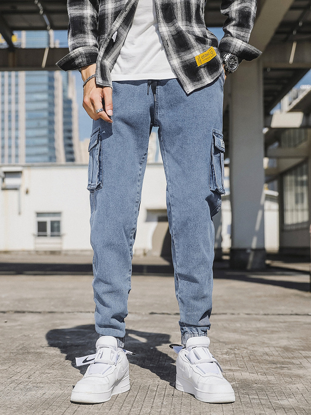 Casual Cargo Pants (Jeans) Men - enhanced image 5