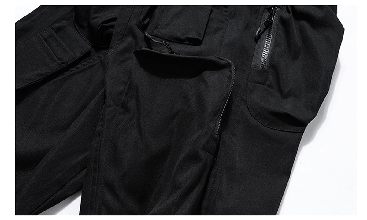 Multi-pocket Hook And Loop Chaopai Sports Casual Pants Men - enhanced image 5