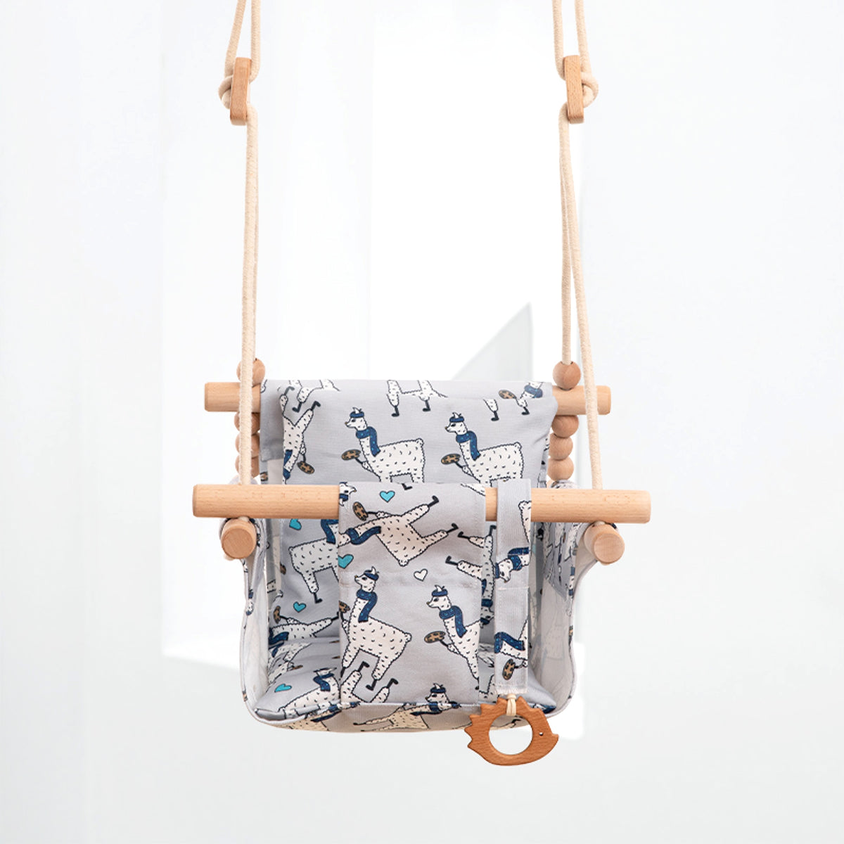 Naturoo™ – Cotton Canvas Baby Swing Chair - enhanced image 5