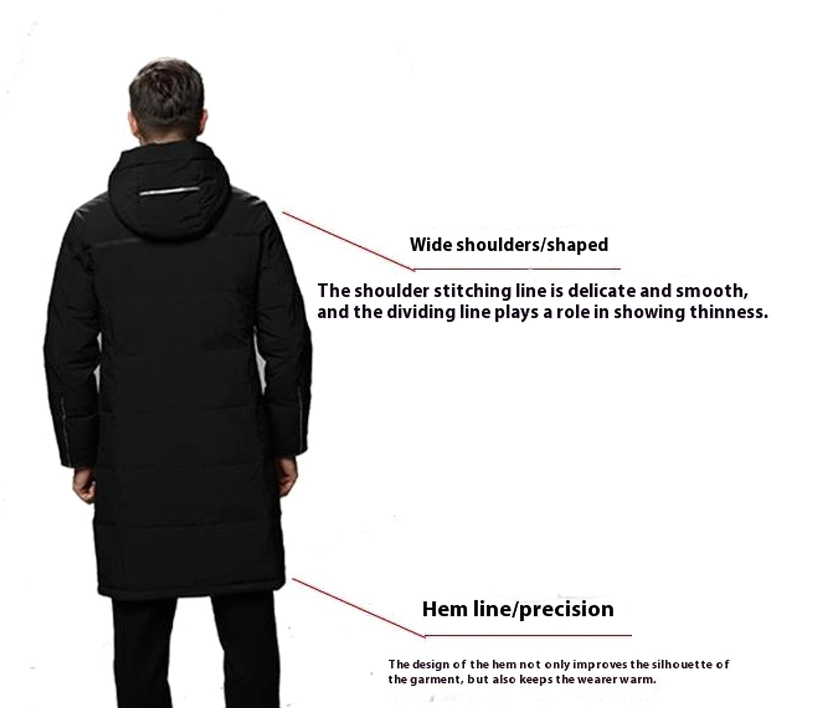 New Down Jacket Men's Mid-length - enhanced image 5