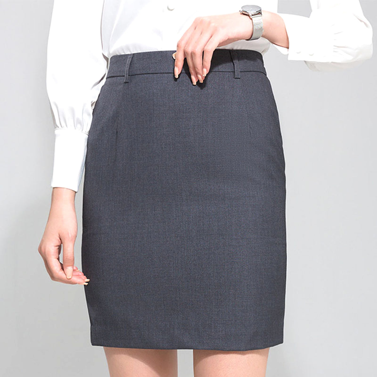 New Women's Professional Suit Skirt Slim Fit Sheath - enhanced image 5