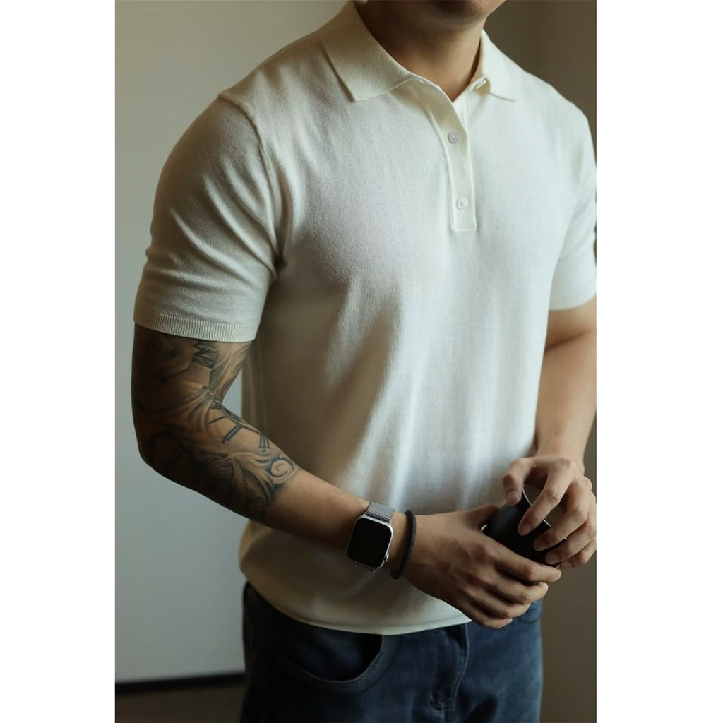 Modern Essential Men's Polo Shirt - enhanced image 5