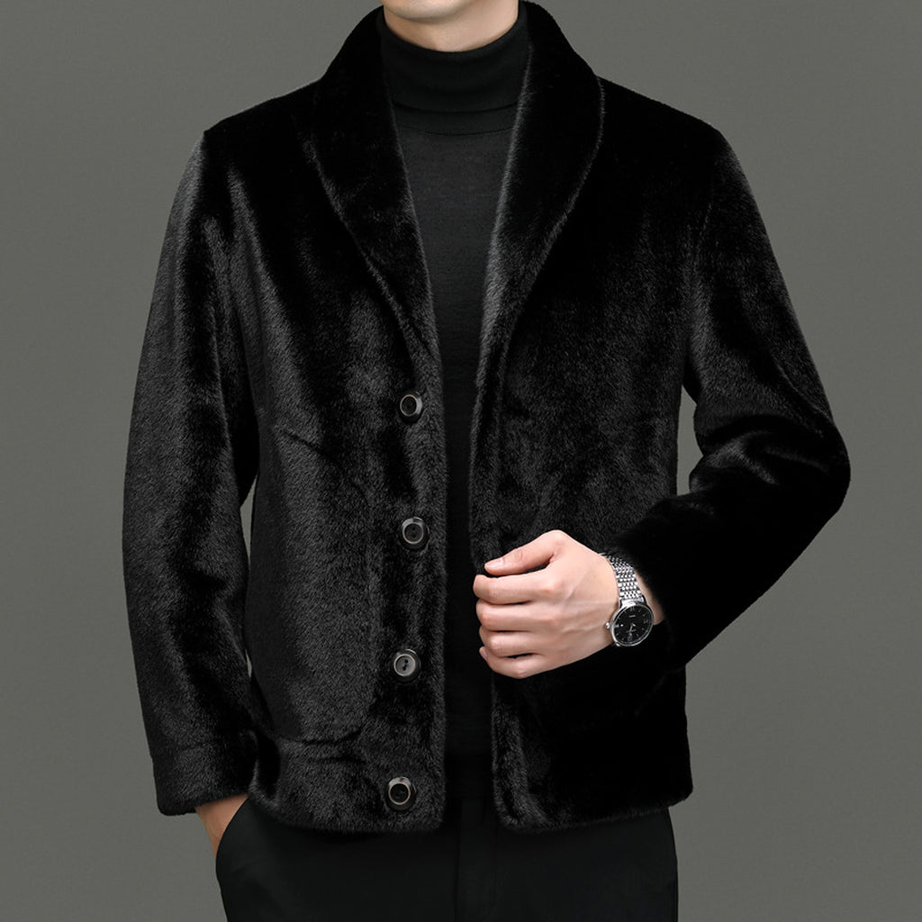 Padded Jacket Fur Integrated Double-sided Top - enhanced image 5