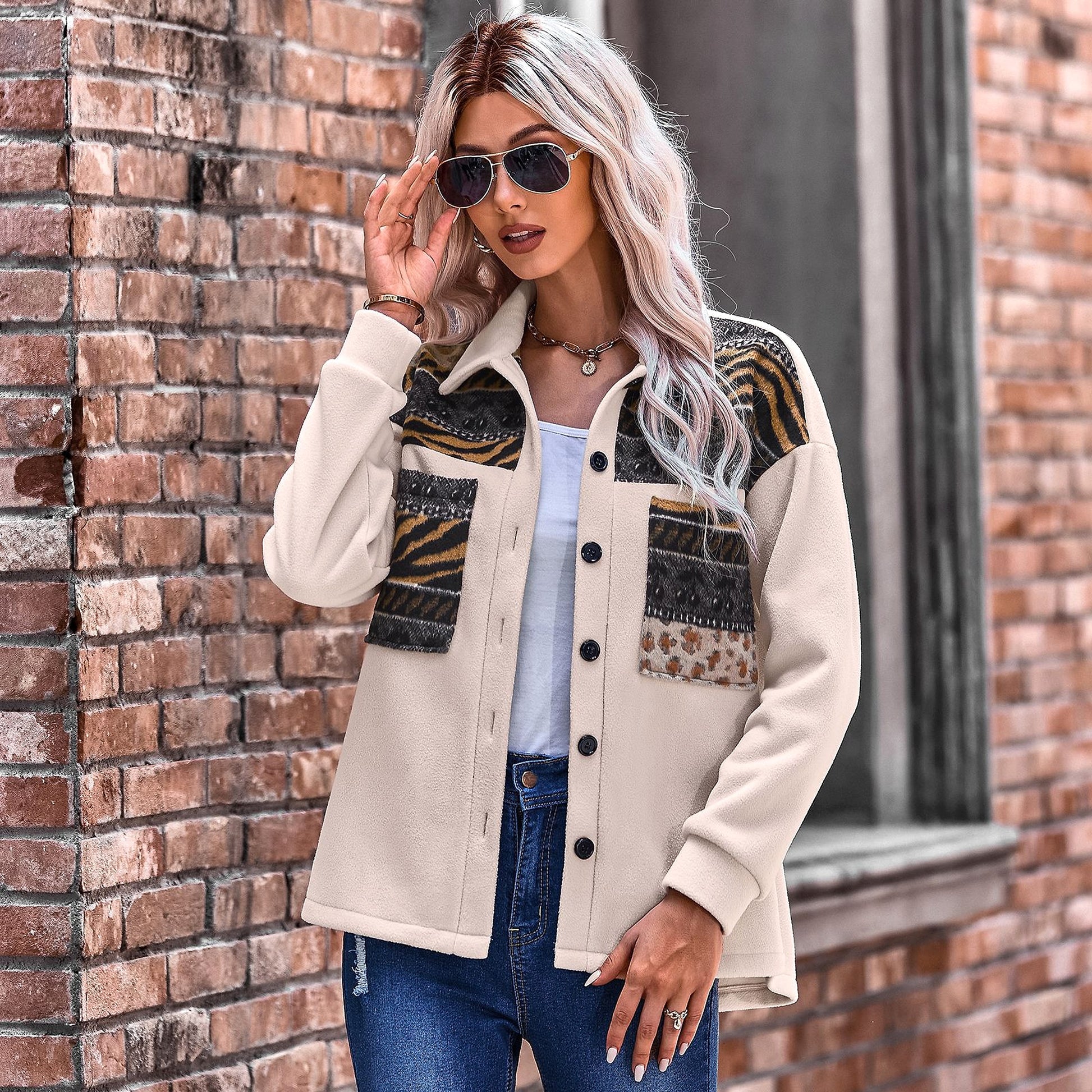 Patch Print Oversize Blazer – Haute Edition 25 - enhanced image 5