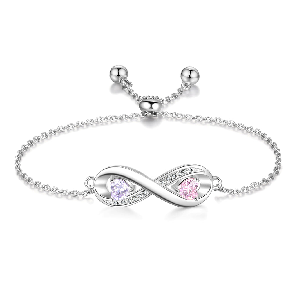 Custom Engraved Birthstone Name Bracelet – A Timeless & Meaningful Gift! - enhanced image 5