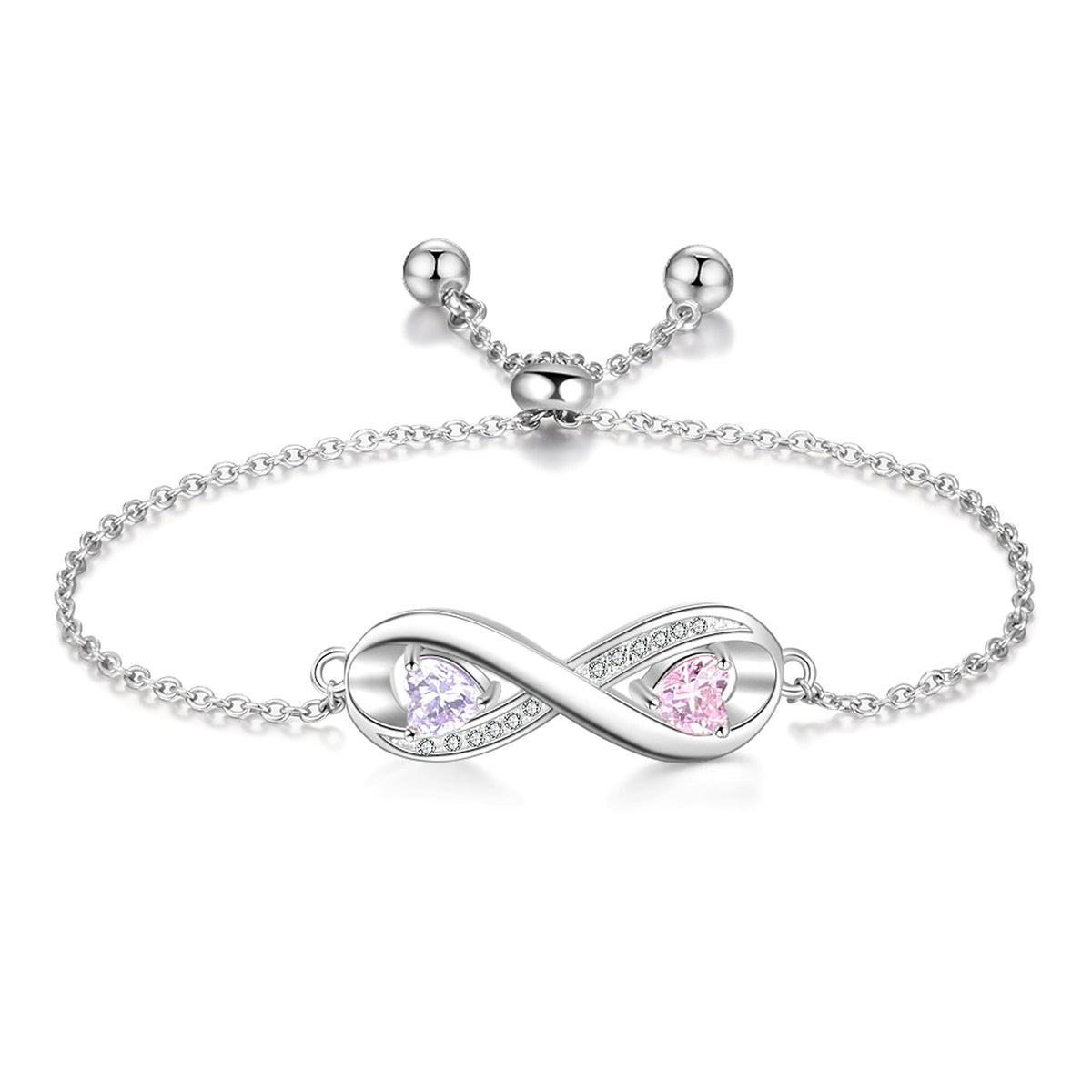 Custom Engraved Birthstone Name Bracelet – A Timeless & Meaningful Gift! - enhanced image 5