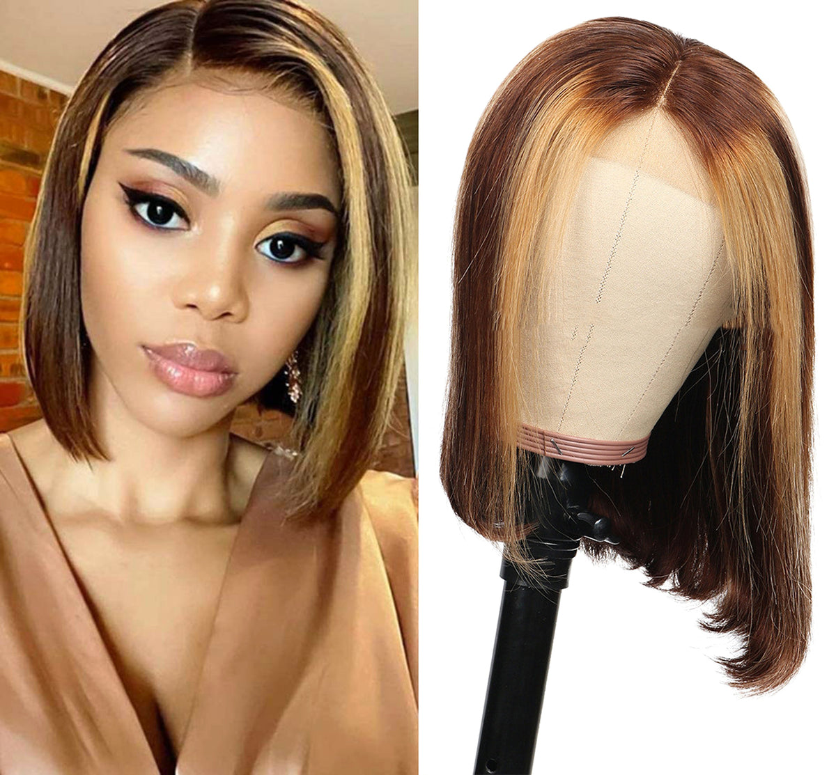 EternaWave Wig Bob Real Hair - enhanced image 5