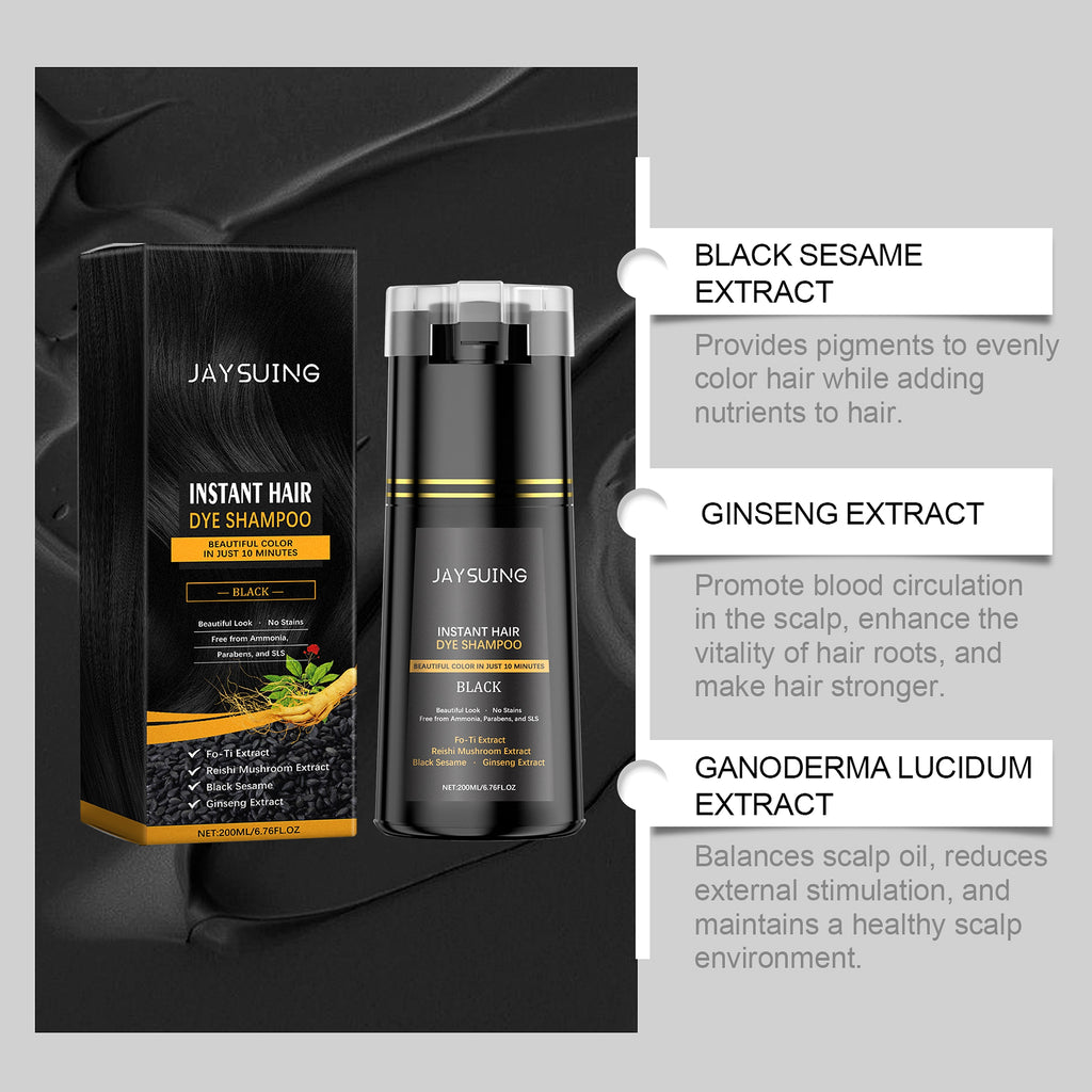 Plant Extract Color Shampoo | Gentle Dyeing with Scalp Care - enhanced image 5