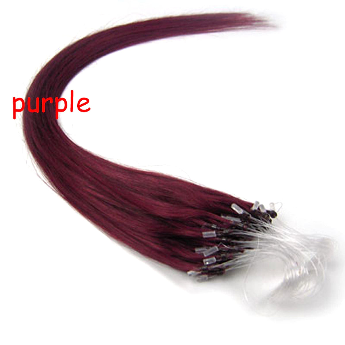 Pure Hair Color Fishing Line Extensions  Bundles - enhanced image 5