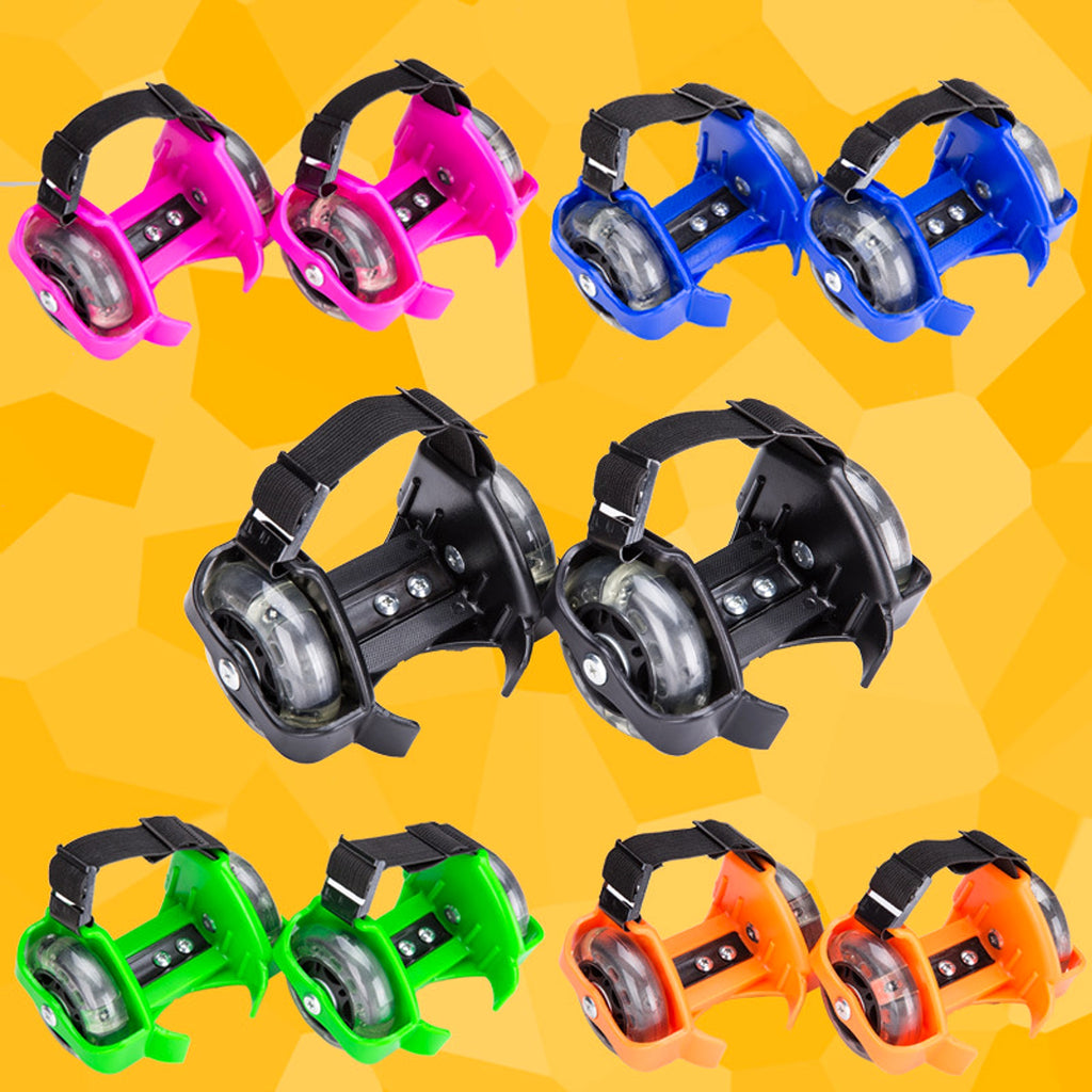 Pvc Children's Roller Skates Three-color Luminous Roller Skates - enhanced image 5