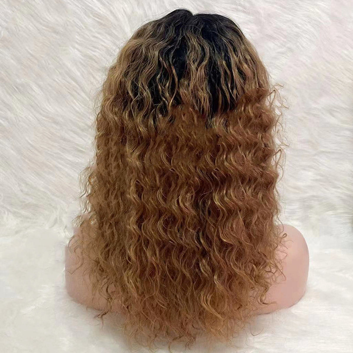 Reality Wig Real Hair Set Sewing Hand Knitted Real Hair - enhanced image 5