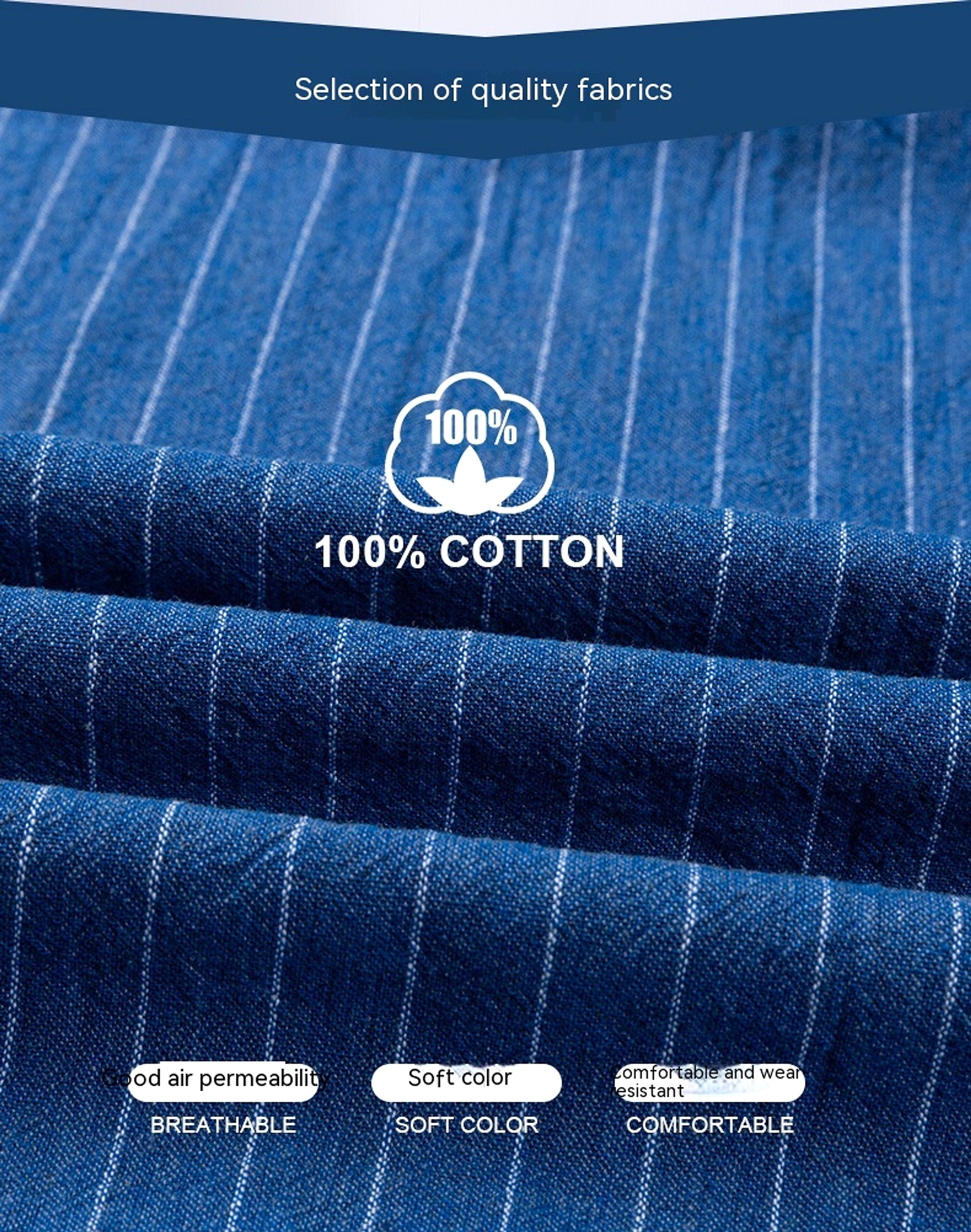 Retro Casual Brushed Cotton Plaid Enzyme Wash Embroidered DressShirt Men - enhanced image 5