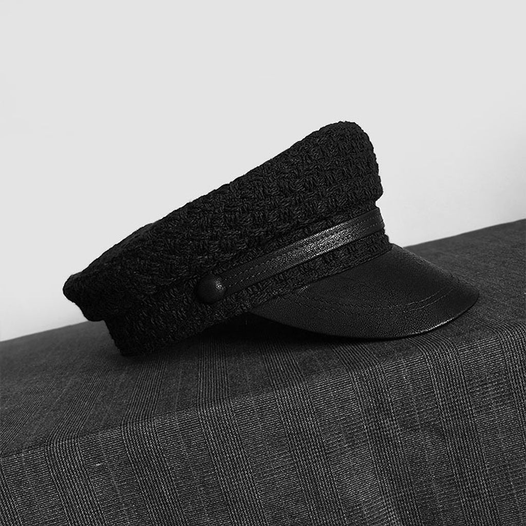 Retro Navy Style Fashion Navy Hat - enhanced image 5