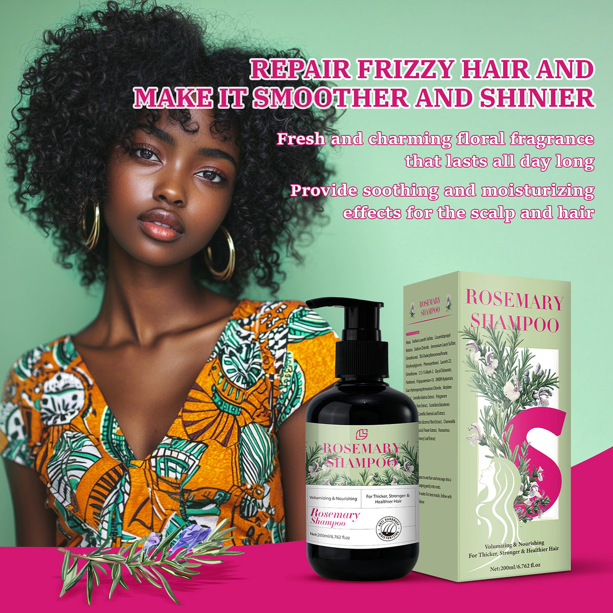 Rosemary Deep Clean Shampoo – Gentle Care, Real Results - enhanced image 5
