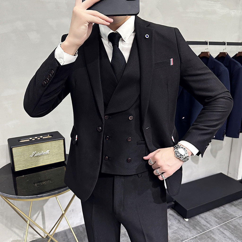 RoyalElite™ Men's Three-Piece Suit – Business & Event Perfection - enhanced image 5