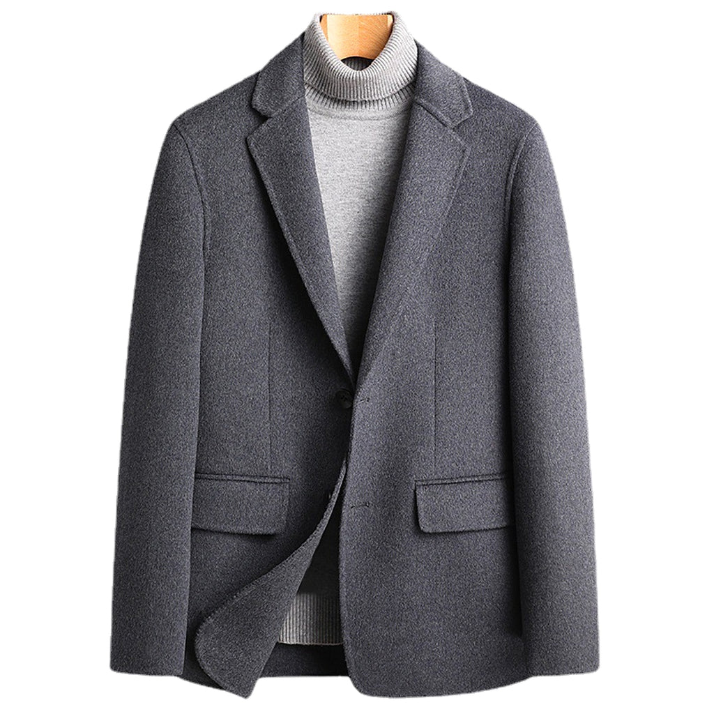 RoyalForm™ Men's Wool Coat – Luxury & Warmth for Winter - enhanced image 5