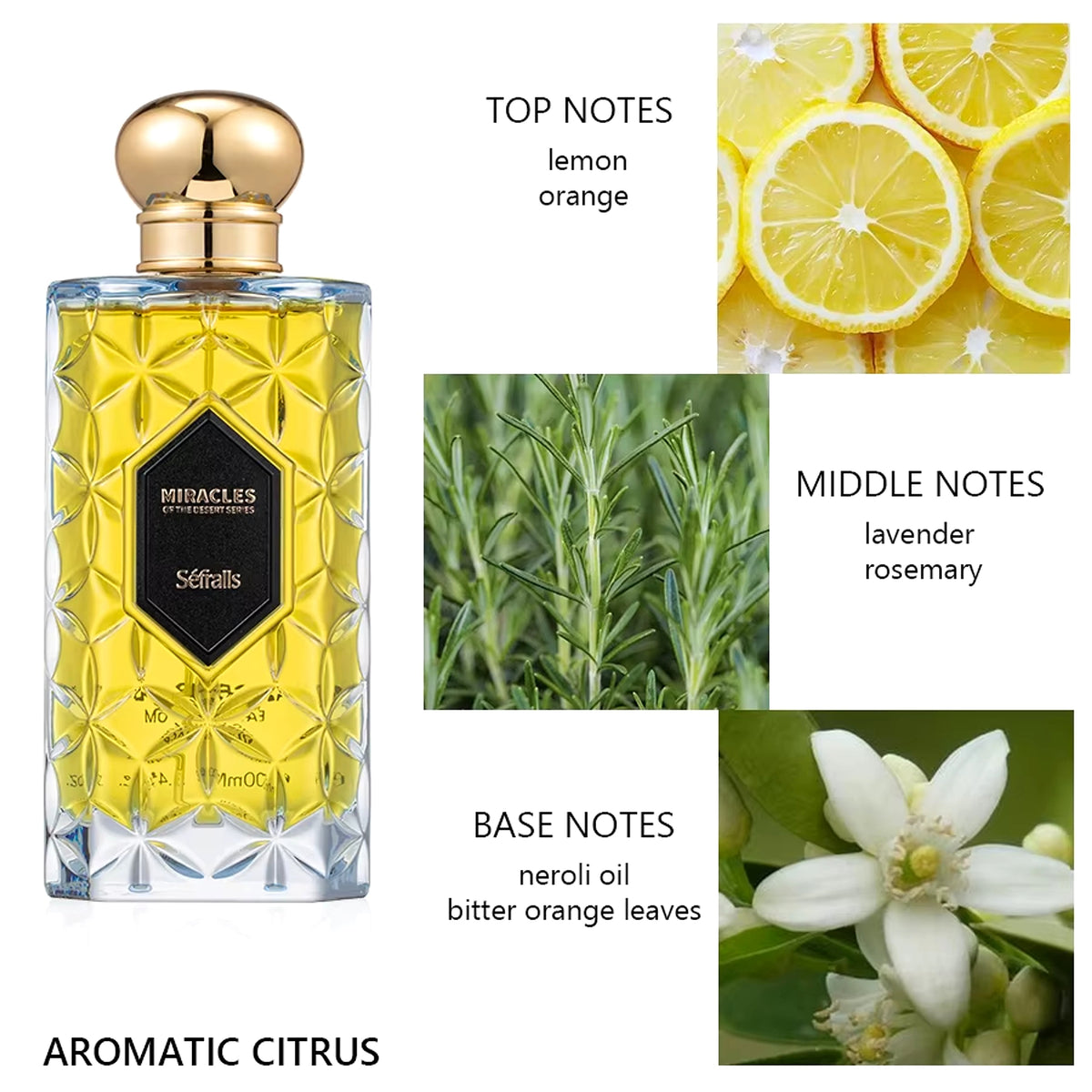 Sefralls Azure Miracle Perfume Cologne Fragrance Versatile And Long Lasting Fresh Romantic Luxury Perfumes Vibrant Perfume - enhanced image 5