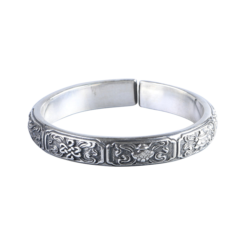 Siam Antique 999 Silver Bracelet Retro Female - enhanced image 5