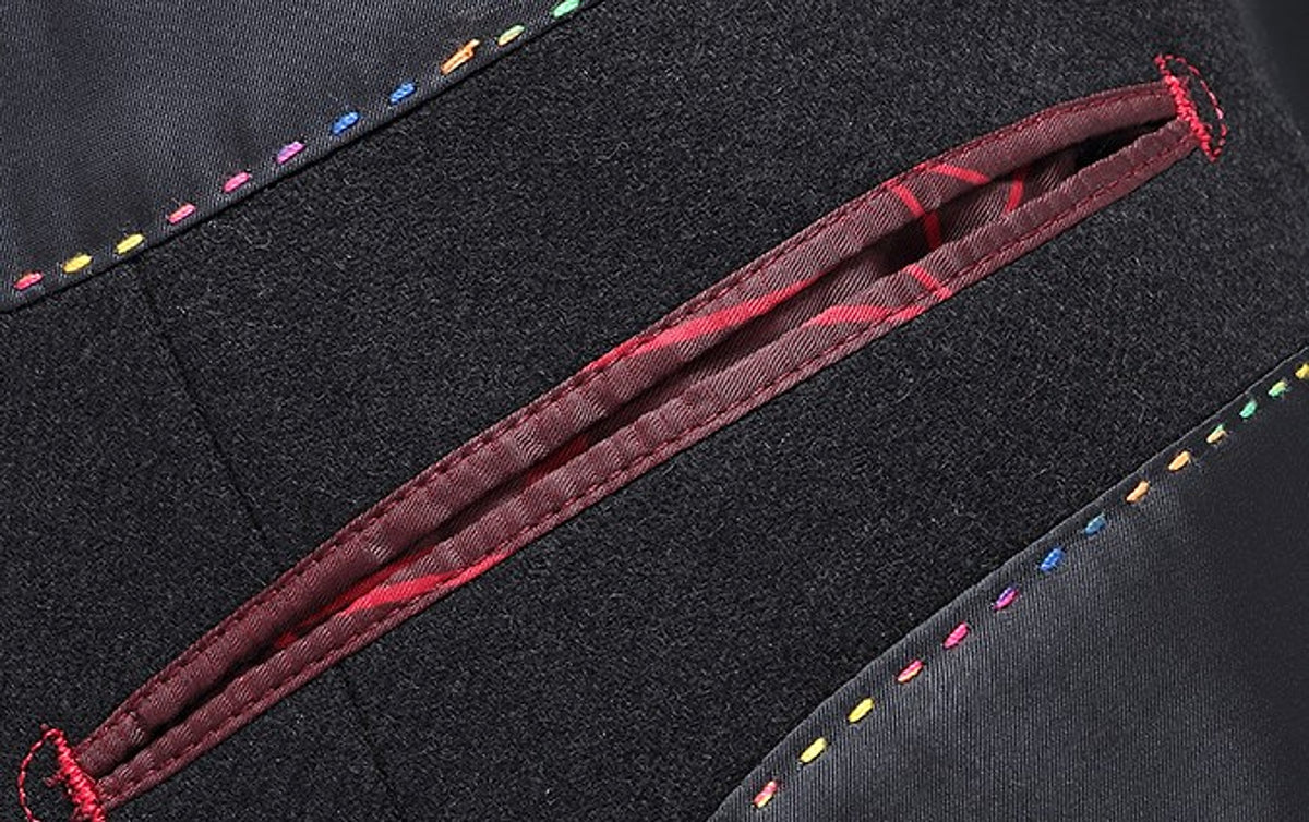 NordWool™ – Minimalist Stand Collar Wool Coat - enhanced image 5