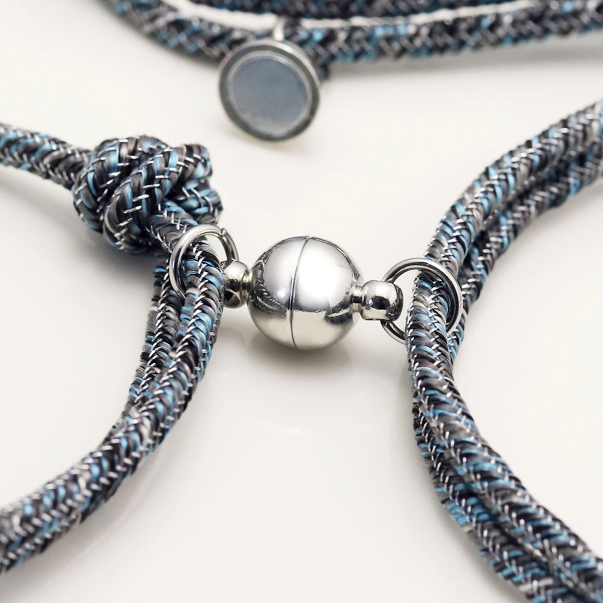 Simple Stainless Steel Magnetic Letter Bracelet – Couple & Friendship Bracelet - enhanced image 5