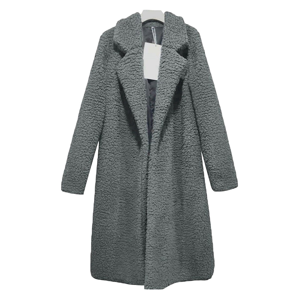 Slim Women's Lapel Long Sleeve Solid Color Street Jacket - enhanced image 5