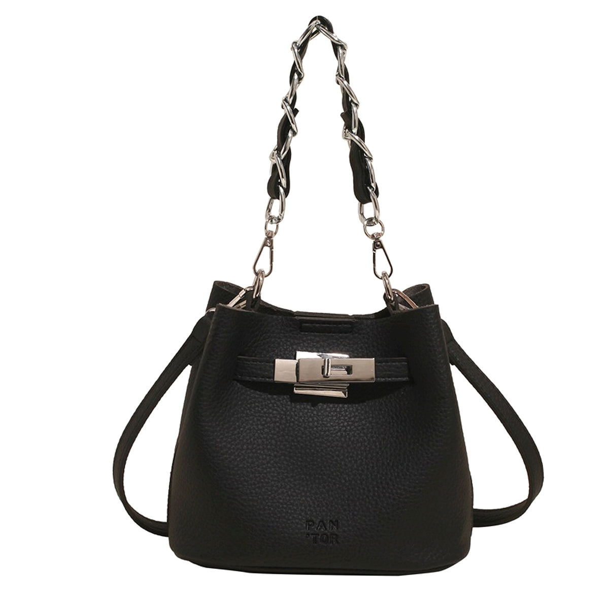 SolunaLuxe™ – RetroBucket Soft Chain Bag - enhanced image 5
