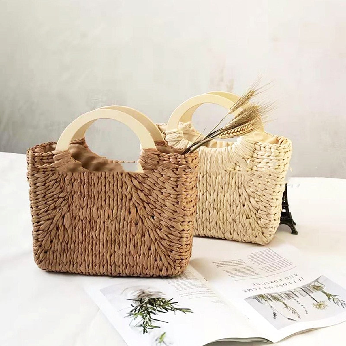 SolunaWeave™ – Pastoral Loop Handle Tote - enhanced image 5