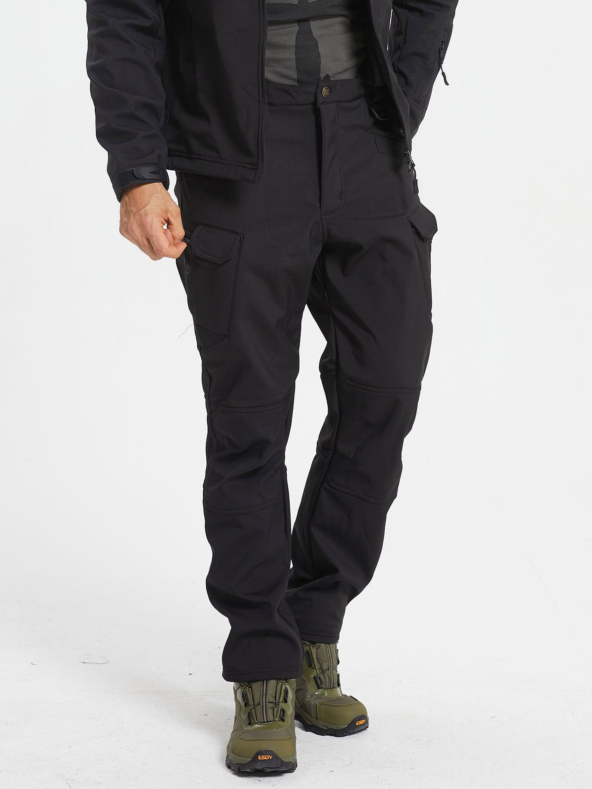 Sports Charging Soft Shell Polar Fleece Battle Climbing Pants - enhanced image 5