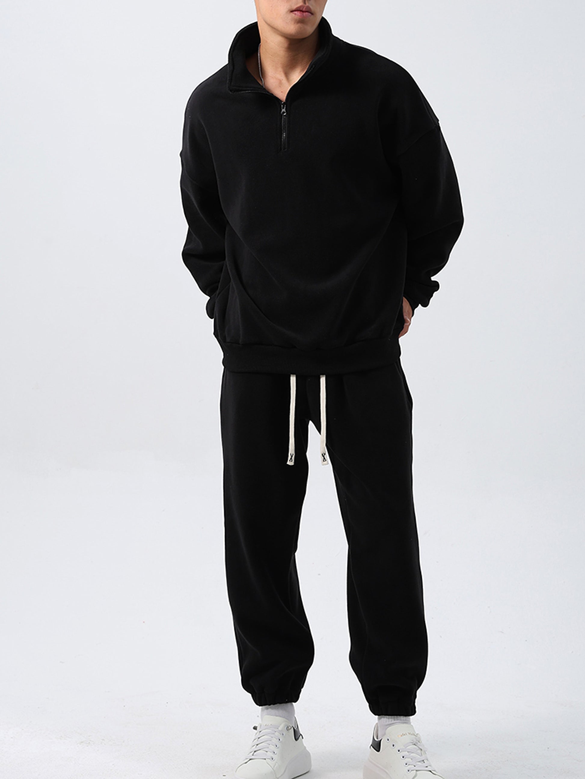 Men's Fleece Tracksuit – Wide Fit, Ultimate Comfort - enhanced image 5