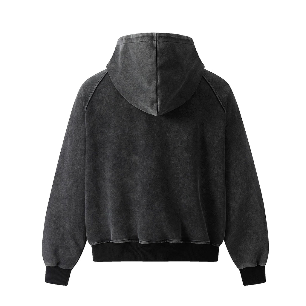 Spring New Retro Simple, Loose And Versatile Hooded Jacket - enhanced image 5