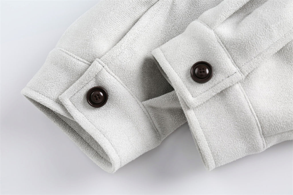 Stitching Contrast Color JacketWomen - enhanced image 5