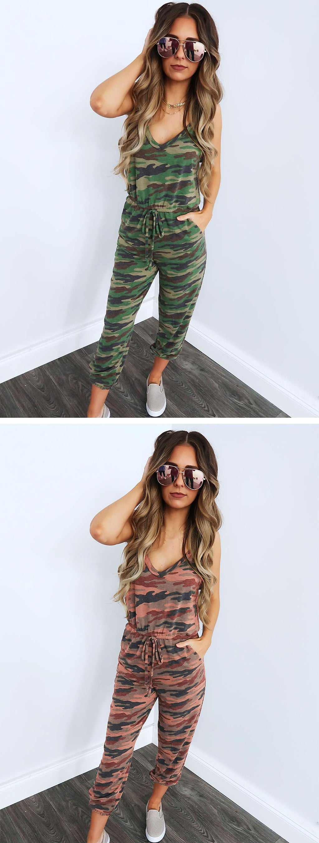 Strappy slim jumpsuit - enhanced image 5