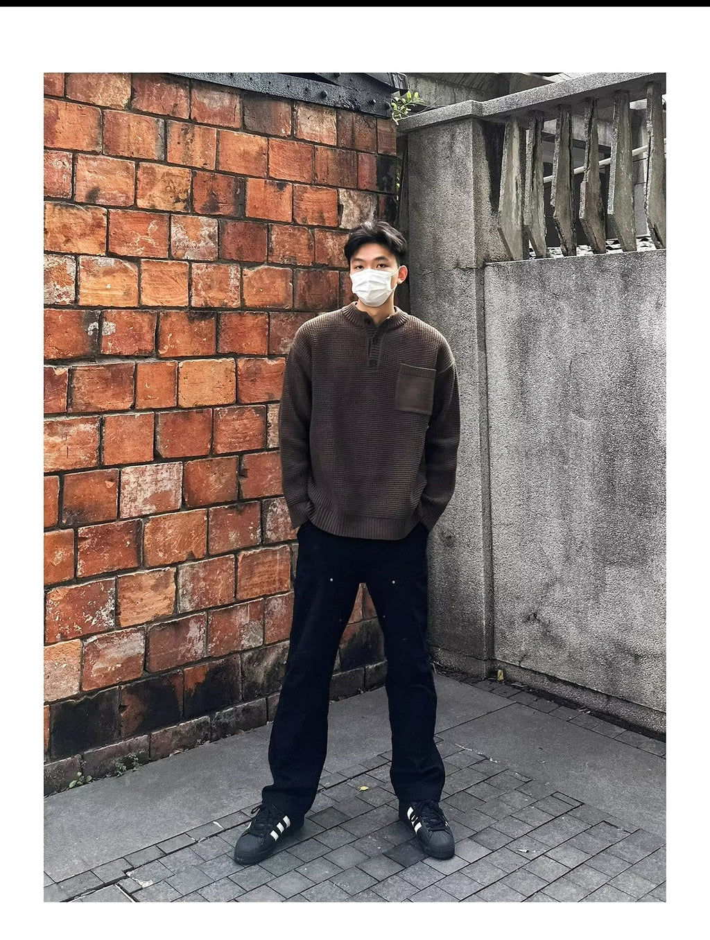 Sweater Men's Long-sleeved Knitted Top - enhanced image 5