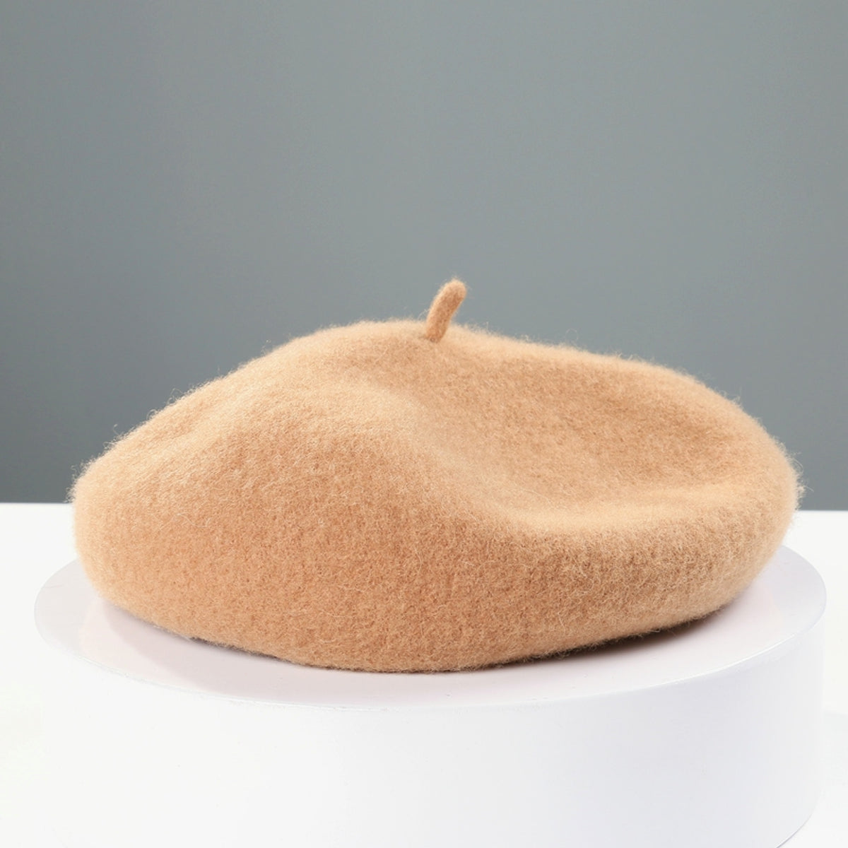 Thickened And Plush Enlarged Hood Elastic Sweatband Beret Hat Cap - enhanced image 5