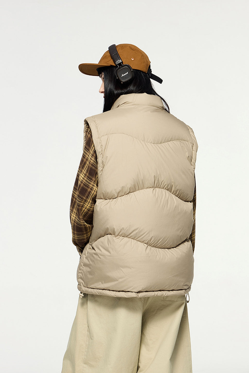 Thin And Portable Puff Down Vest White Duck Down Warm Vest Coat - enhanced image 5