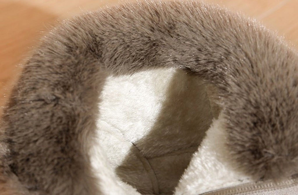 Trade Cotton-padded Shoes Fur Snow Boots Fleece-lined Casual Martin - enhanced image 5