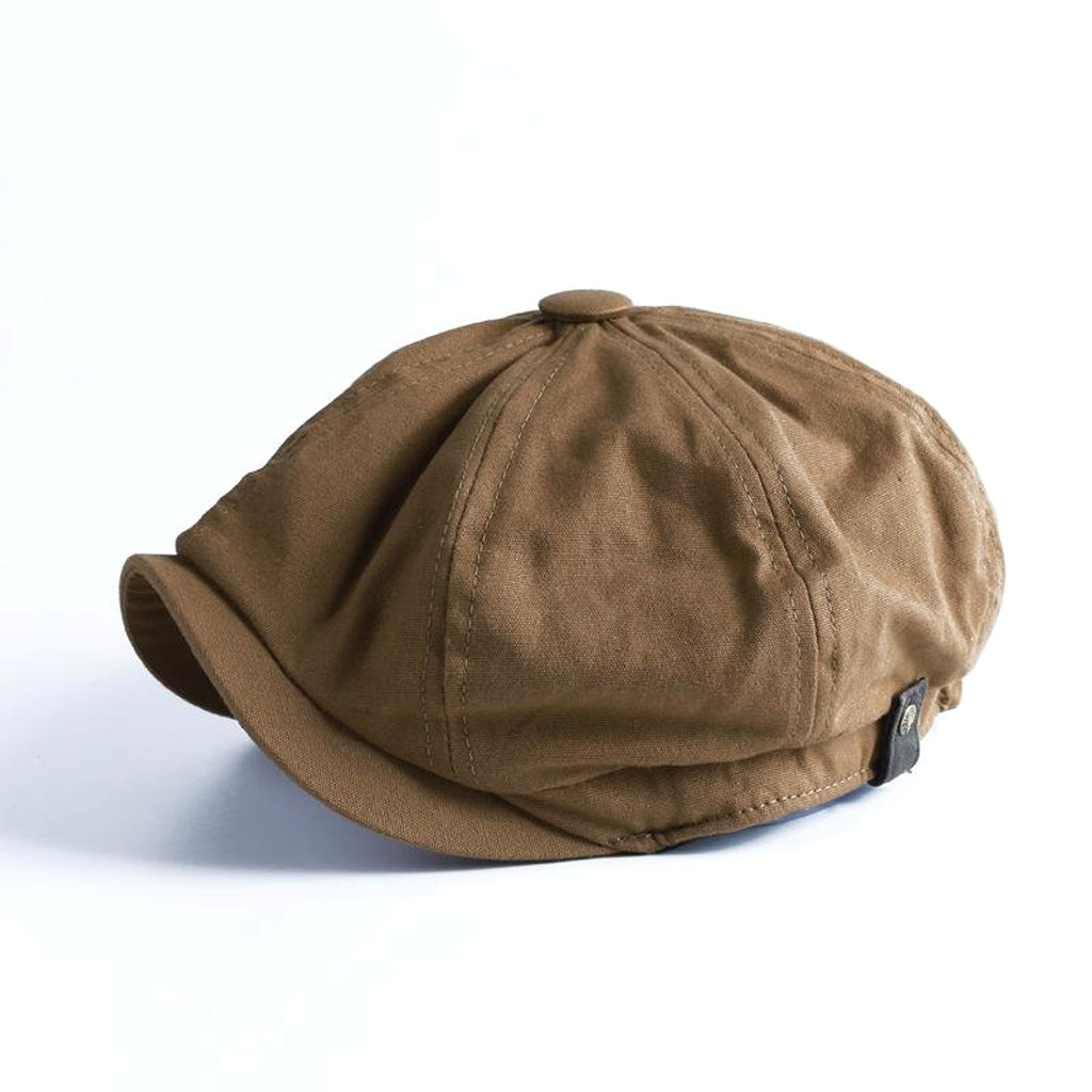A1. Vintage Spring And Autumn Leisure Wool British Octagonal Hat - enhanced image 5