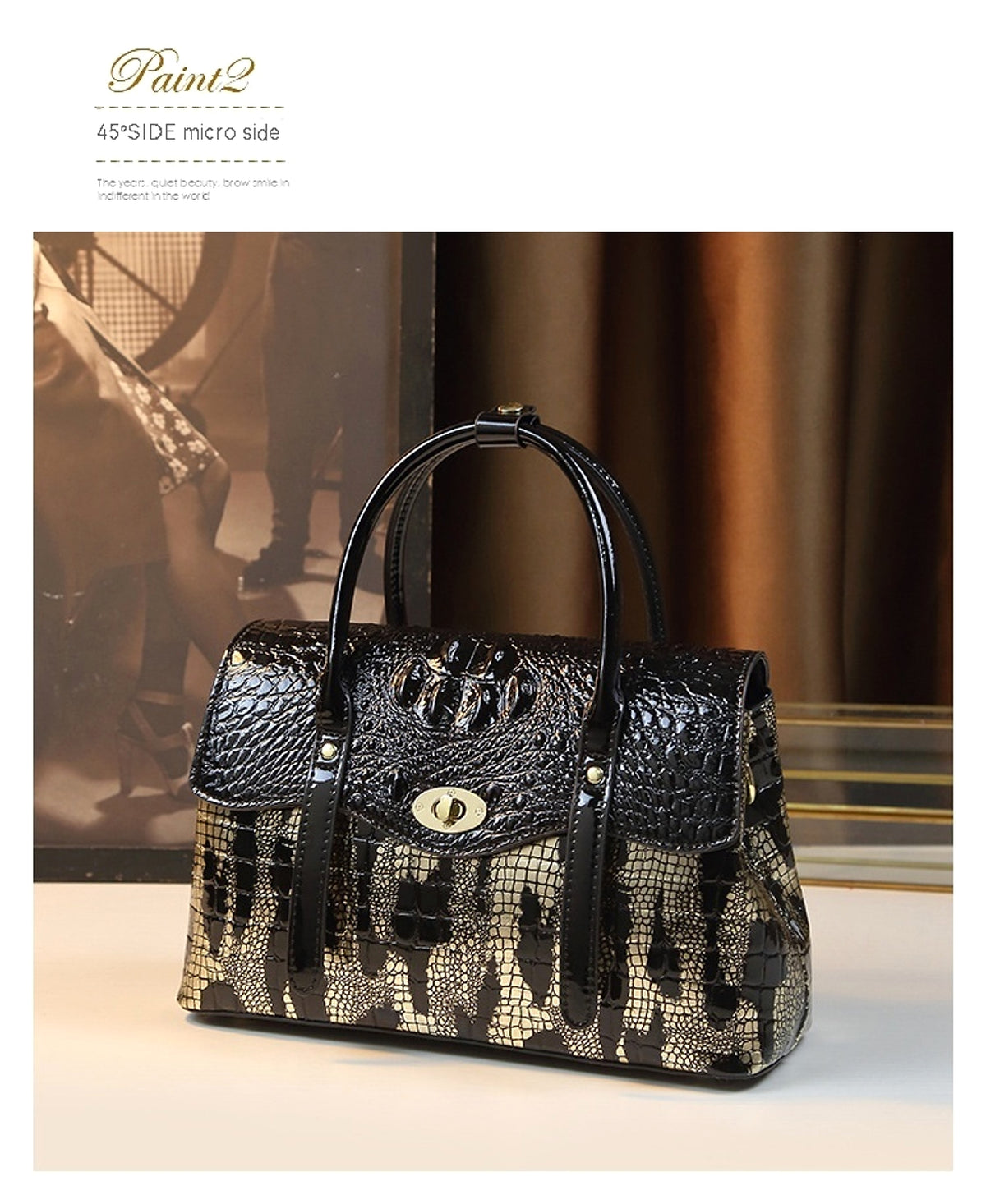 ViperMode™ – Snake Print Shoulder Messenger Bag - enhanced image 5
